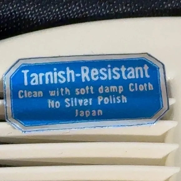 NWT Oneida Elegant ROPES & BOWS Silverplate 3pc dresser Grooming Accessories Set - Picture 6 of 12